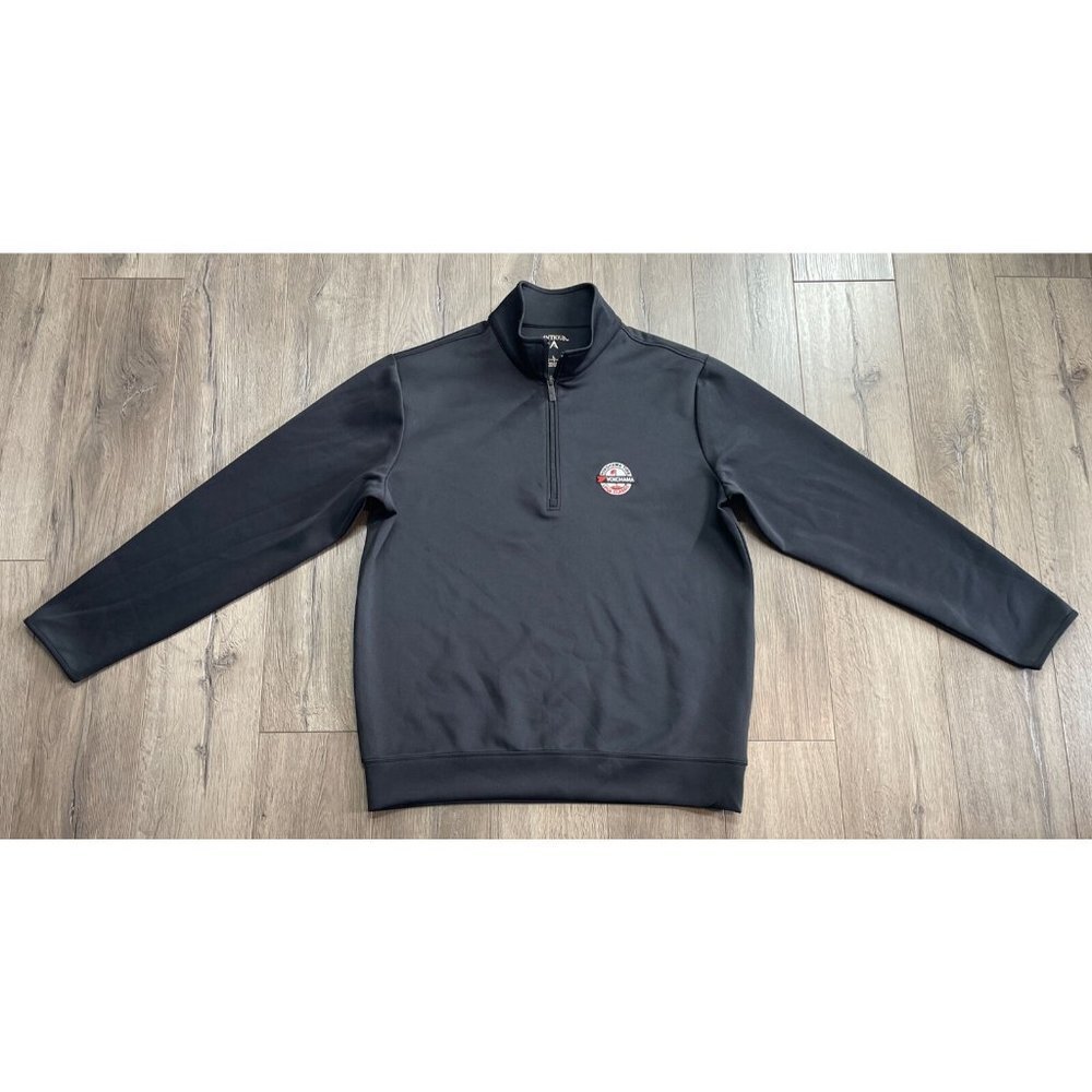 Large Golf Jacket Mens Pullover Yokohama LGPA Classic Black Pullover Stretch